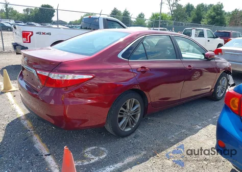 2017 Toyota Camry Se from USA, damaged, VIN 4T1BF1FK9HU809292